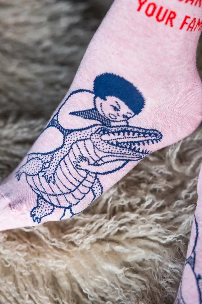 Scares Your Family Crew Socks