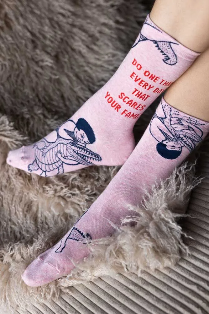 Scares Your Family Crew Socks