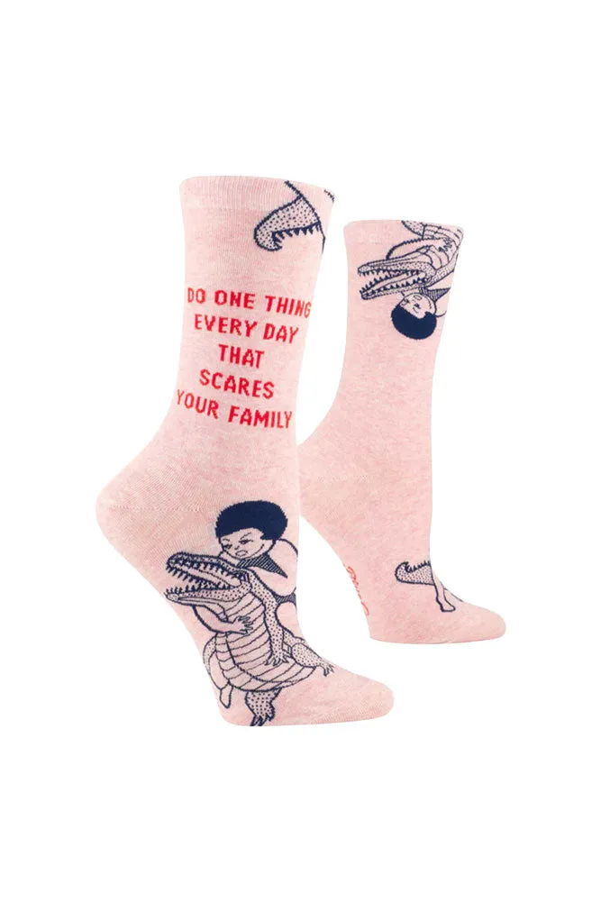 Scares Your Family Crew Socks