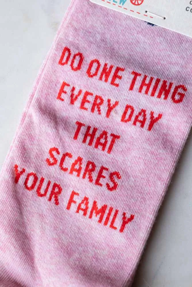 Scares Your Family Crew Socks