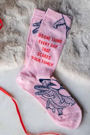 Scares Your Family Crew Socks