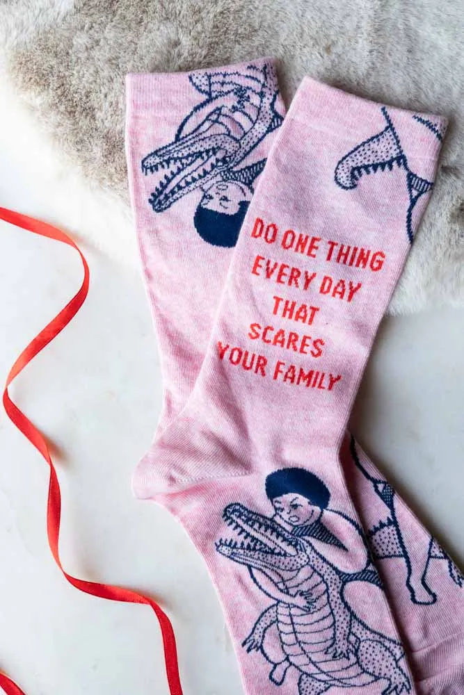 Scares Your Family Crew Socks