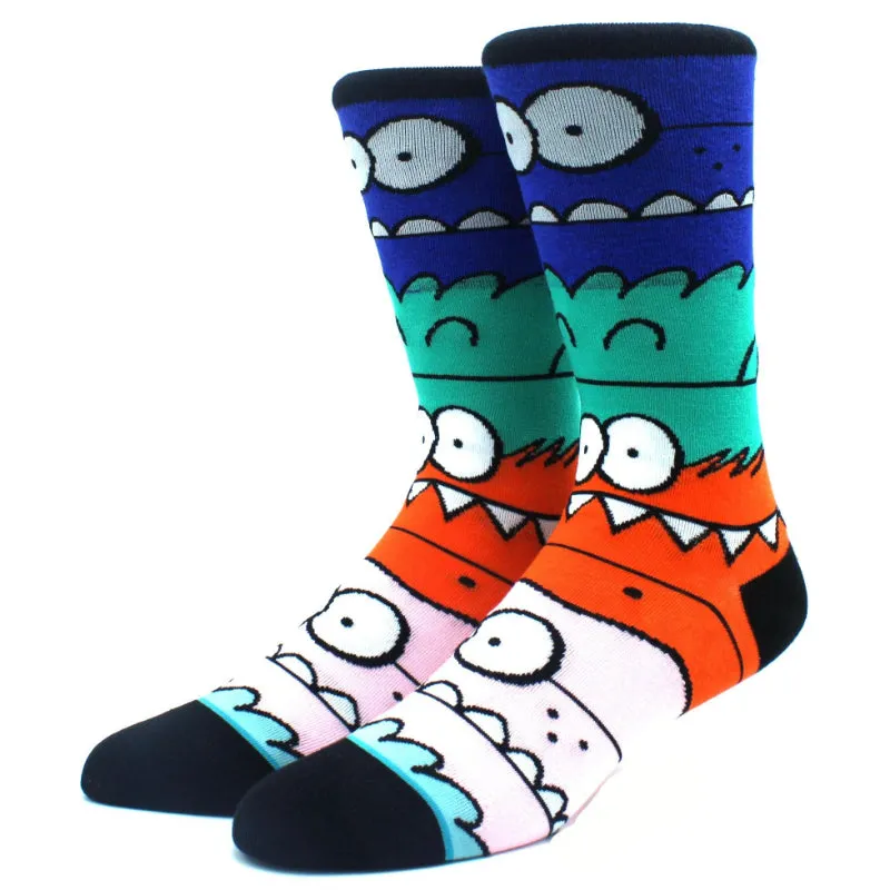 Sewing Patterned Casual Socks