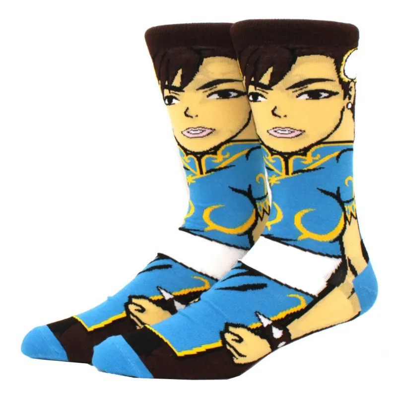 Sewing Patterned Casual Socks