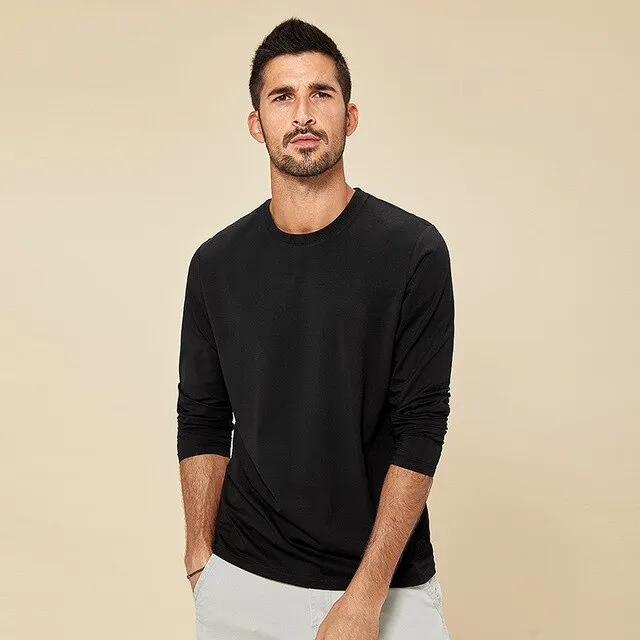 Smooth Long Sleeve Slim Fit Tees