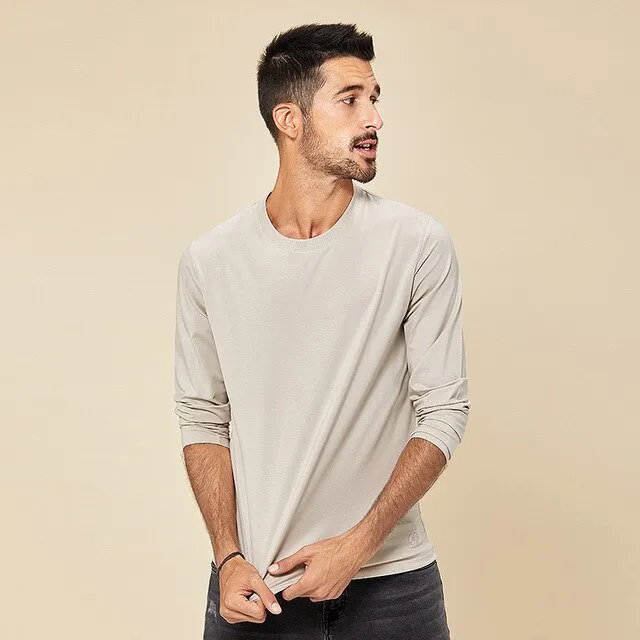 Smooth Long Sleeve Slim Fit Tees