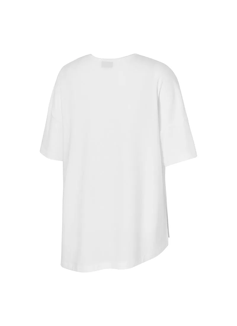 Smooth Unbalance Slit Short Sleeve