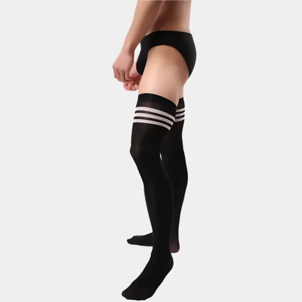 Thigh High Men's Stockings