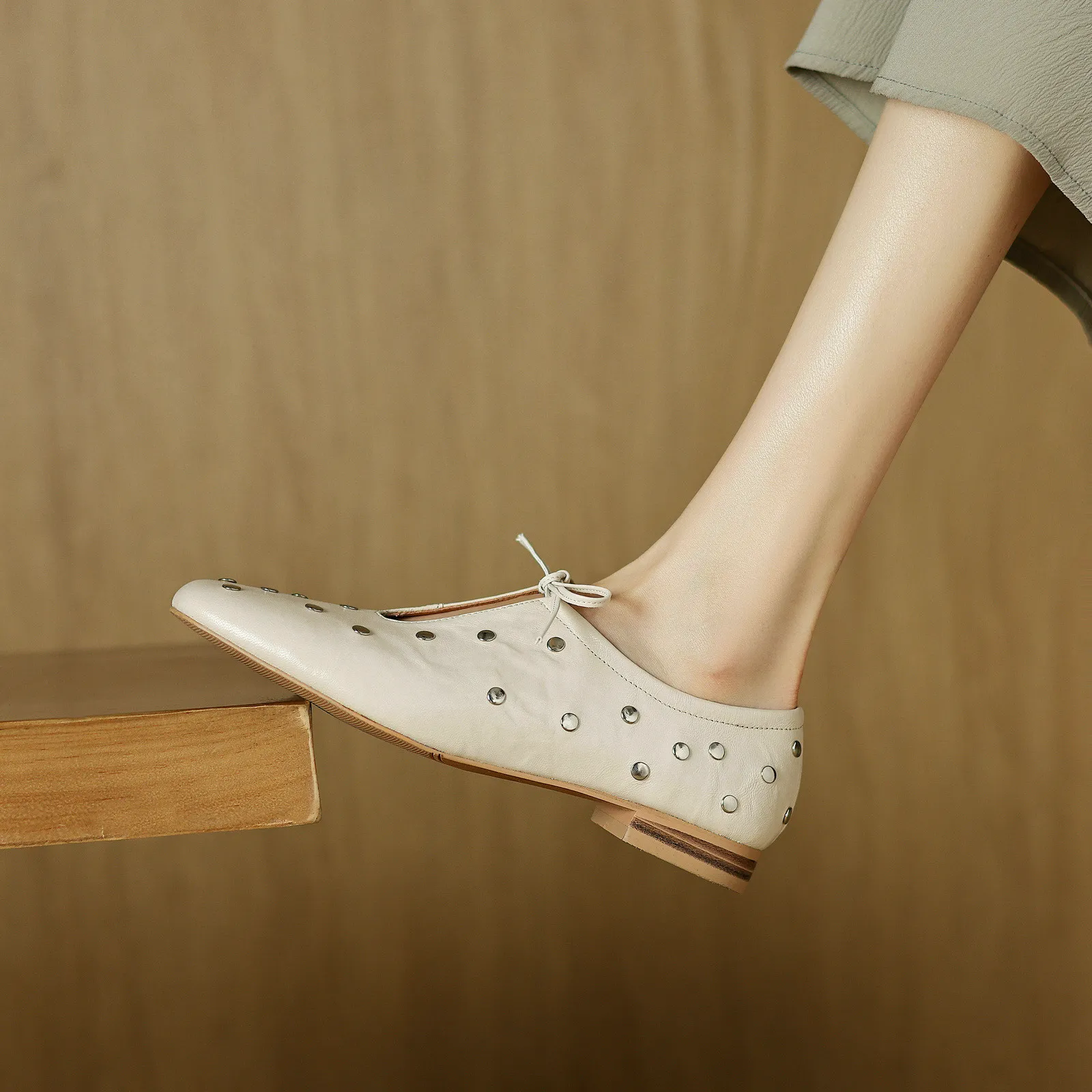 USS Shoes Olga Women's Casual Rivets Heels Flats