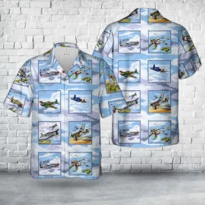Warbirds WWII Planes Hawaiian Shirt