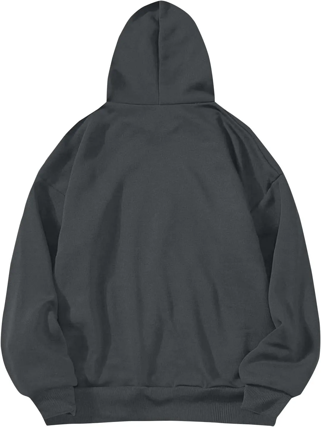 Women'S Solid Color Sweatshirt Long Sleeve Fleece Pullover Hooded Fashion Sweater With Pockets